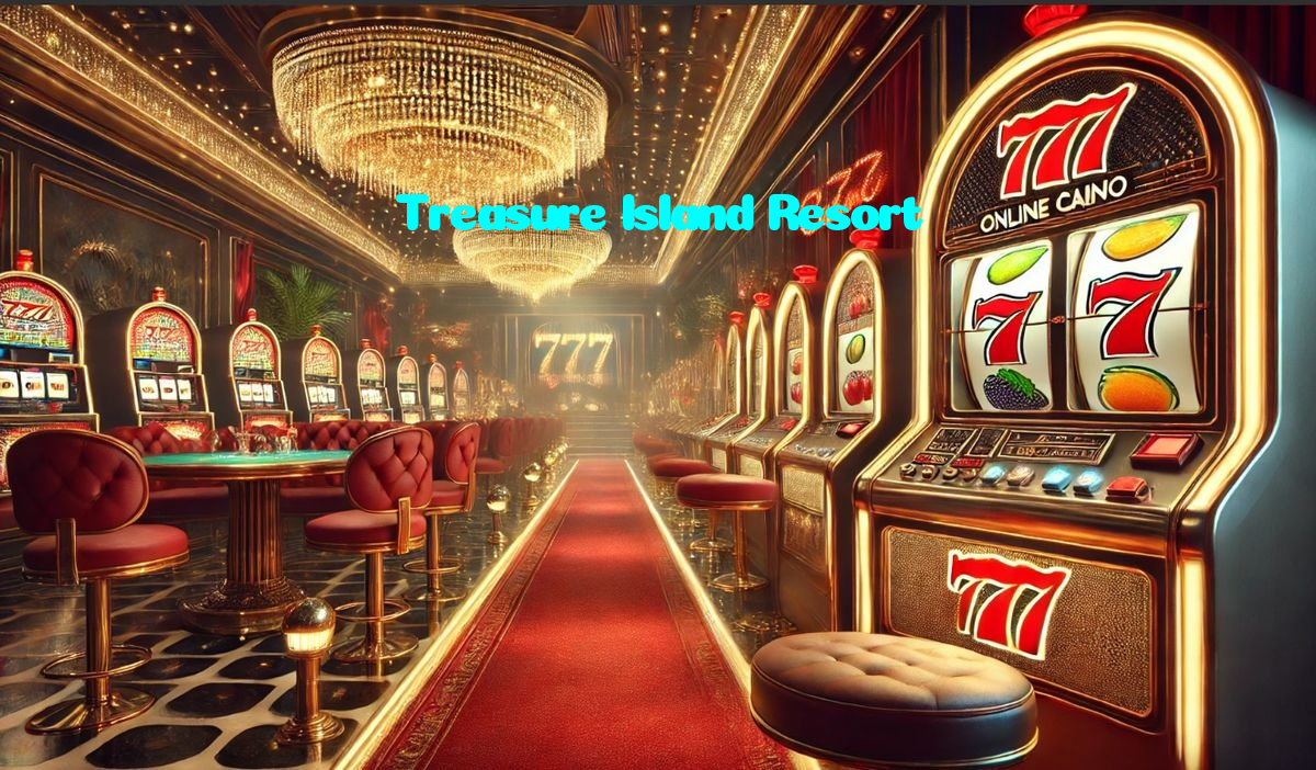 Treasure Island Resort casino presented on mobile device in Pakistan with slots and live games